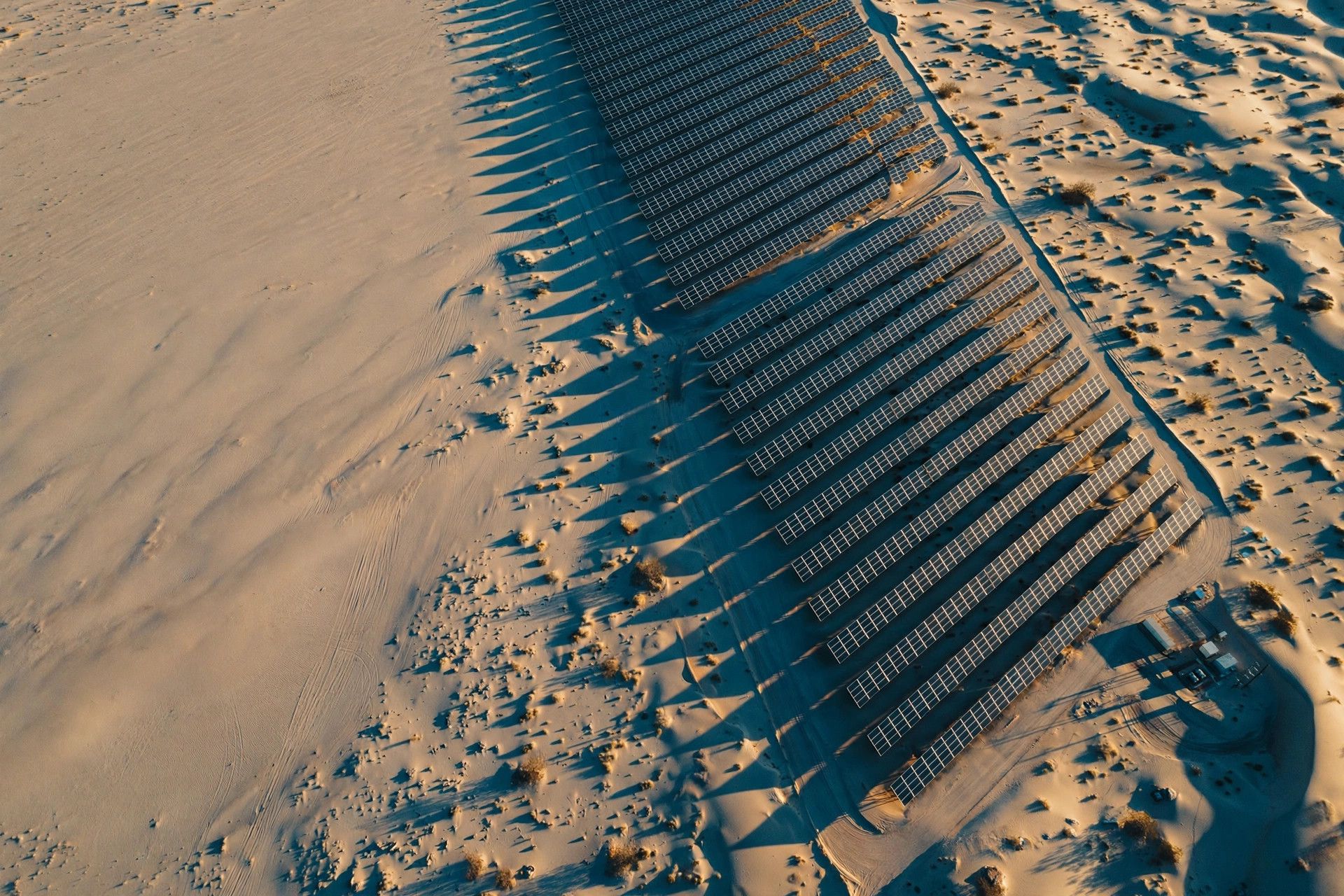 PV plant in the desert