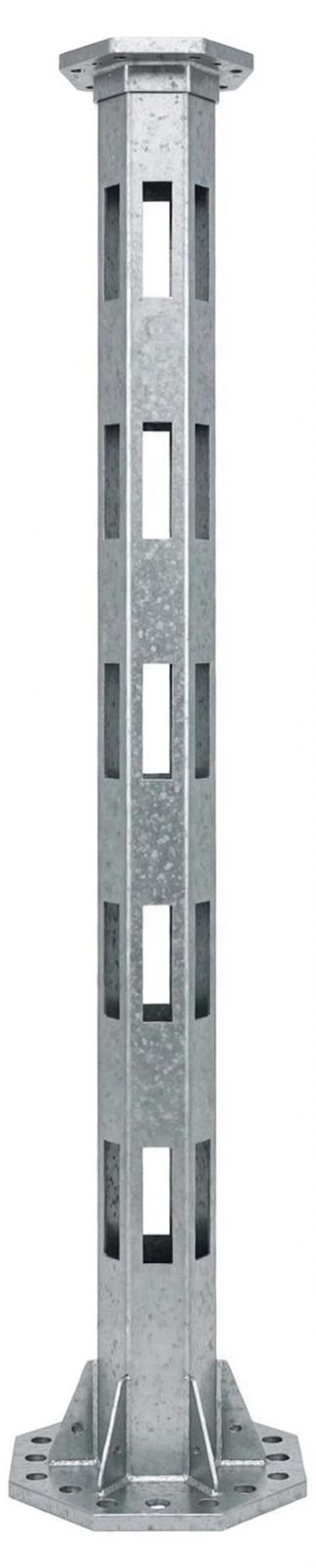Straight steel pole shaft