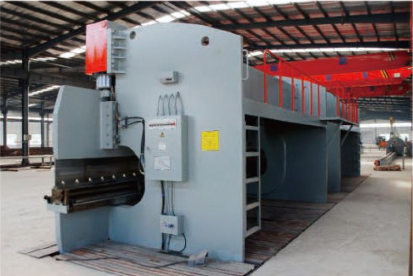 Press brake for pole forming