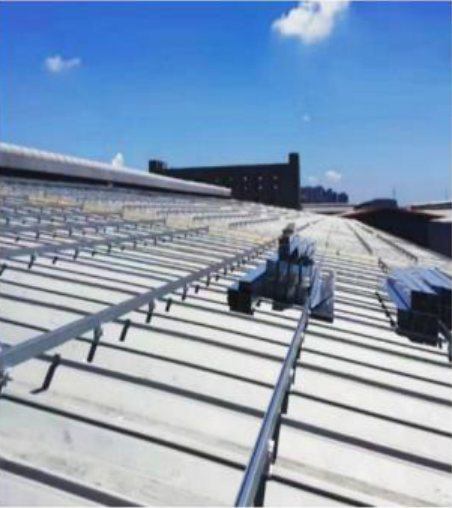 Metal roof clamp mounting