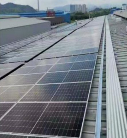 Metal roof PV